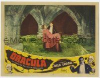 2m293 DRACULA LC #8 R51 vampire Bela Lugosi with cape carrying Helen Chandler, Tod Browning!