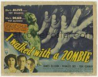 2m240 I WALKED WITH A ZOMBIE TC '43 Val Lewton & Jacques Tourneur, she's alive yet dead, rare!