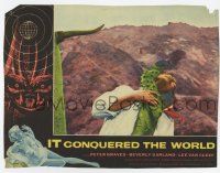 2m319 IT CONQUERED THE WORLD LC #7 '56 Roger Corman, great close up of monster claw choking man!