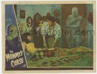 2m338 MUMMY'S CURSE LC '44 bandaged monster Lon Chaney Jr. watches Virginia Christine in bed!