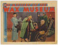 2m342 MYSTERY OF THE WAX MUSEUM LC '33 Fay Wray & Glenda Farrell with Lionel Atwill in wheelchair!