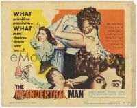 2m256 NEANDERTHAL MAN TC '53 great wacky monster image, nothing could keep him from his woman!
