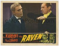 2m354 RAVEN LC #5 R49 best close up of mad Bela Lugosi whipping disfigured Boris Karloff!
