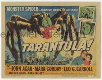 2m263 TARANTULA TC '55 Jack Arnold, Reynold Brown art of town running from 100 ft spider monster!