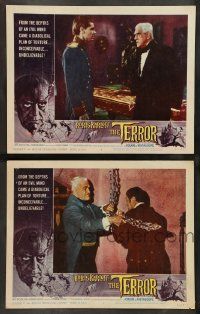 2m464 TERROR 2 LCs '63 Boris Karloff & young Jack Nicholson, Roger Corman directed!