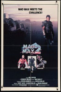 2m689 MAD MAX 2: THE ROAD WARRIOR int'l 1sh '82 George Miller, Mel Gibson returns as Mad Max!