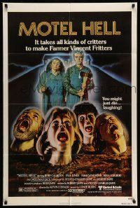 2m711 MOTEL HELL 1sh '80 it takes all kinds of critters to make Farmer Vincent Fritters!