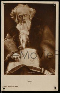 2m005 FAUST 2 German Ross postcards '26 two great images of Gosta Ekman in the title role!