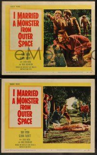 2m403 I MARRIED A MONSTER FROM OUTER SPACE 8 LCs '58 Gloria Talbott's husband Tom Tryon is an alien!