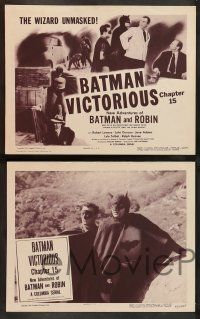 2m439 NEW ADVENTURES OF BATMAN & ROBIN 4 chapter 15 LCs '49 DC Comics serial, Batman Victorious!