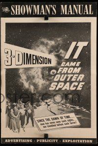 2m139 IT CAME FROM OUTER SPACE 3D pressbook '53 Jack Arnold classic sci-fi, cool images!