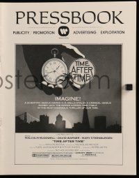 2m185 TIME AFTER TIME pressbook '79 Malcolm McDowell as HG Wells, David Warner as Jack the Ripper!