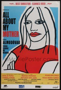 2p711 ALL ABOUT MY MOTHER Belgian '99 Pedro Almodovar's Todo Sobre Mi Madre, cool art by Marine!
