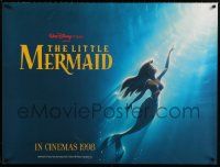 2p067 LITTLE MERMAID teaser DS British quad R98 Disney, Ariel swimming to the surface!