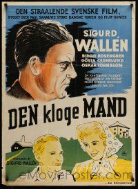 2p183 KLOKA GUBBEN Danish '45 Sigurd Wallen acts and directs, cool different art of top cast!