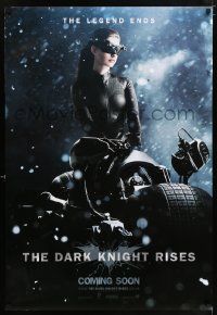 2p063 DARK KNIGHT RISES teaser English 1sh '12 Anne Hathaway as Catwoman, the legend ends!