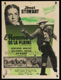 2p138 MAN FROM LARAMIE French 24x32 '55 different images of James Stewart, directed by Mann!
