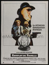 2p113 FAMILY PLOT French 16x21 '76 from the mind of devious Alfred Hitchcock, Karen Black, Dern!