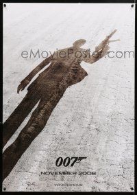 2p012 QUANTUM OF SOLACE teaser DS German '08 Daniel Craig as James Bond, cool shadow image!