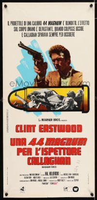 2p275 MAGNUM FORCE Italian locandina '73 different art of Eastwood as Dirty Harry by Ferrini!