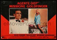 2p226 GOLDFINGER Italian photobusta R80s Sean Connery as James Bond + sexy Shirley Eaton!