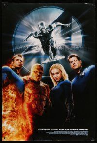 2r002 4: RISE OF THE SILVER SURFER style B DS 1sh '07 Jessica Alba, Chiklis, Chris Evans!