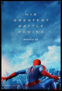 2r035 AMAZING SPIDER-MAN 2 teaser 1sh '14 Andrew Garfield, his greatest battle begins!