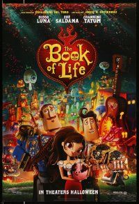 2r106 BOOK OF LIFE style B teaser DS 1sh '14 Diego Luna, Zoe Saldana, Channing Tatum!