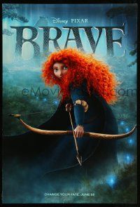 2r114 BRAVE advance DS 1sh '12 Disney/Pixar fantasy cartoon set in Scotland, cool close image!
