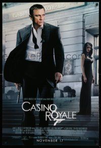 2r128 CASINO ROYALE advance 1sh '06 Daniel Craig as James Bond & sexy Eva Green!