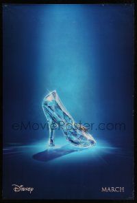 2r149 CINDERELLA teaser DS 1sh '15 great image of classic glass slipper!