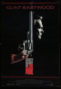 2r189 DEAD POOL 1sh '88 Clint Eastwood as tough cop Dirty Harry, cool gun image!