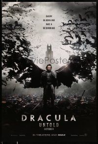 2r204 DRACULA UNTOLD teaser DS 1sh '14 every bloodline has a beginning, vampires!