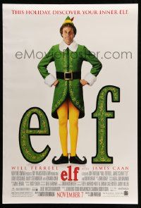2r218 ELF advance DS 1sh '03 Jon Favreau directed, James Caan & Will Ferrell in Christmas comedy!