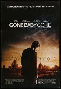 2r297 GONE BABY GONE advance DS 1sh '07 screenplay by Ben Affleck & Aaron Stockard