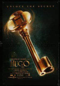 2r366 HUGO teaser DS 1sh '11 Martin Scorsese, Ben Kingsley, cool huge art of key!