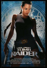 2r452 LARA CROFT TOMB RAIDER advance DS 1sh '01 sexy Angelina Jolie, from popular video game!