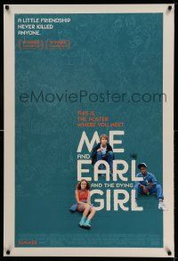 2r526 ME & EARL & THE DYING GIRL advance DS 1sh '15 this is the poster where you will meet them!