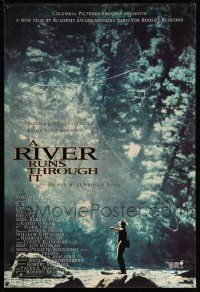 2r645 RIVER RUNS THROUGH IT int'l 1sh '92 Robert Redford, Brad Pitt, great fly fishing image!