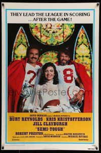 2r671 SEMI-TOUGH 1sh '77 photo image of Jill Clayburgh between Burt Reynolds & Kris Kristofferson!