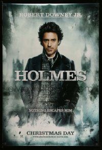 2r680 SHERLOCK HOLMES teaser DS 1sh '09 Guy Ritchie directed, Robert Downey Jr. in the title role!