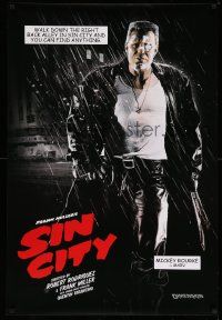 2r691 SIN CITY teaser 1sh '05 Frank Miller, cool image of bandaged Mickey Rourke as Marv!