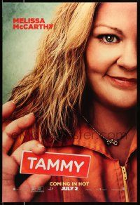 2r756 TAMMY teaser DS 1sh '14 Melissa McCarthy in the title role is coming in hot!