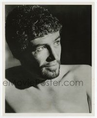 2s120 BECKET 8x10 still '64 super close head & shoulders portrait of barechested Peter O'Toole!