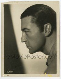 2s220 CLIVE BROOK 8x10.25 still '31 incredible profile c/u of the intense star in Lawyer's Secret!