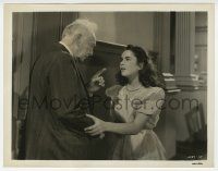 2s236 COURAGE OF LASSIE 8x10.25 still '46 close up of Elizabeth Taylor & judge Harry Davenport!