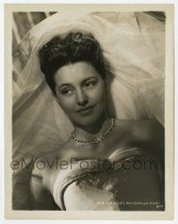 2s241 CYD CHARISSE 8x10.25 still '40s beautiful close portrait wearing bridal gown & veil!