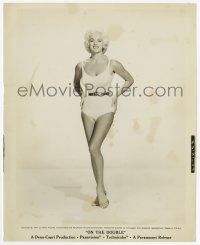 2s266 DIANA DORS 8.25x10.25 still '61 fulllength in sexy skimpy outfit from On the Double!