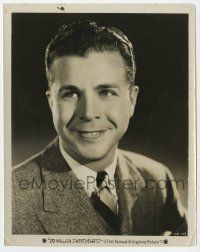 2s268 DICK POWELL 8x10 still '34 head & shoulders smiling portrait from 20 Million Sweethearts!