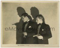 2s276 DOORWAY TO HELL 8x10.25 still '30 cool c/u of James Cagney & Lew Ayres with guns & shadows!